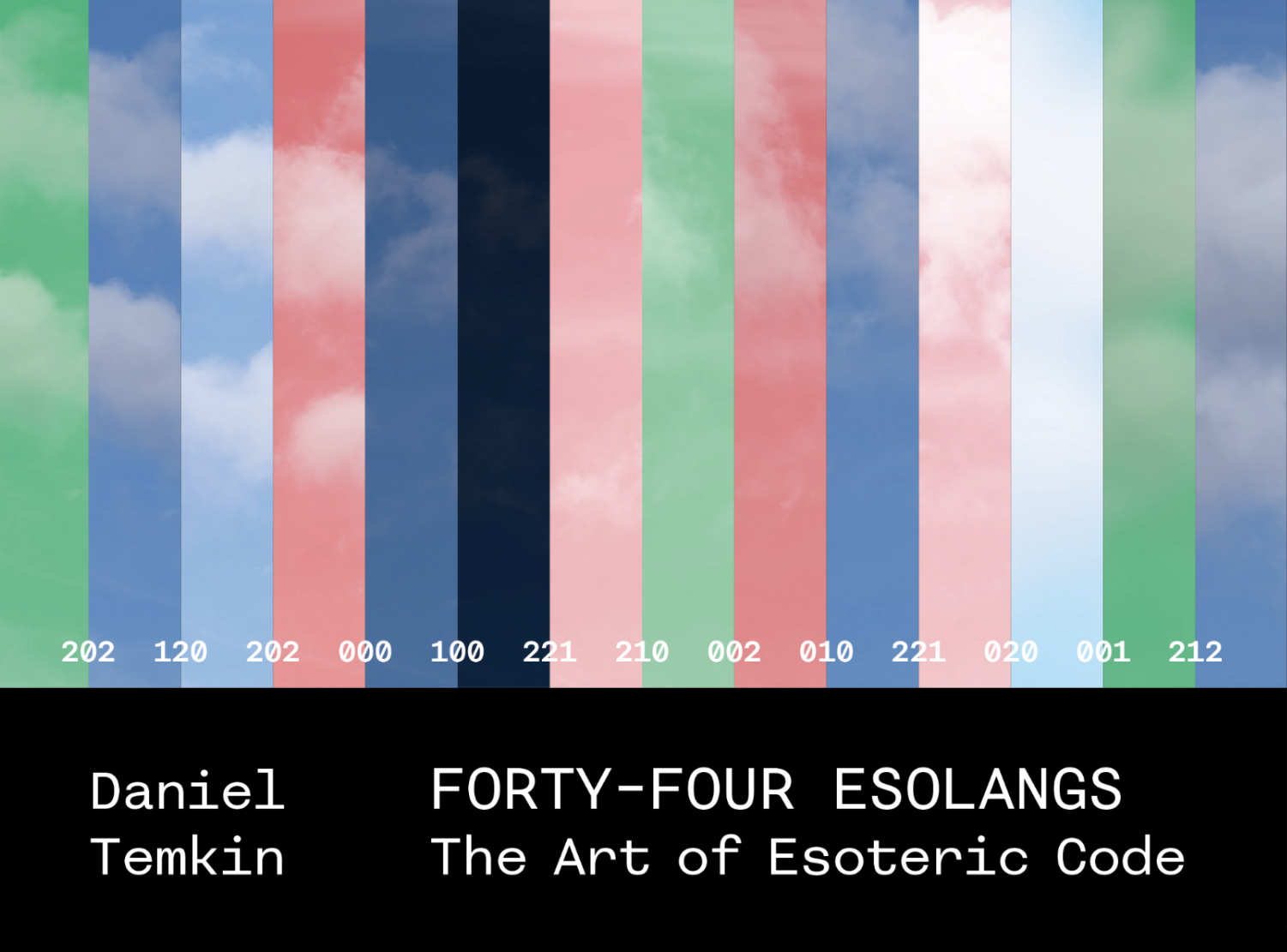 Daniel Temkin, Forty-Four Esolangs, MIT Press, 2025